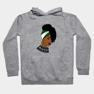 Nigeria Flag, Proud Nigerian Woman, African Hoodie